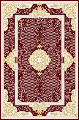 Flosh-Golden Yarn Carpet H4461A_CP222_RED