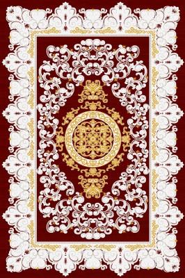 Flosh-Golden Yarn Carpet H4401A_CP222_200X300_RED