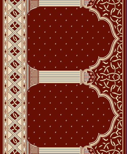 Mosque Carpet & Prayer Rug M0979B_HML11_RED