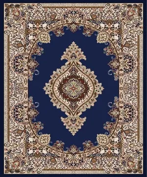Chenille Rug Carpet C0107A_PLR66_NAVY