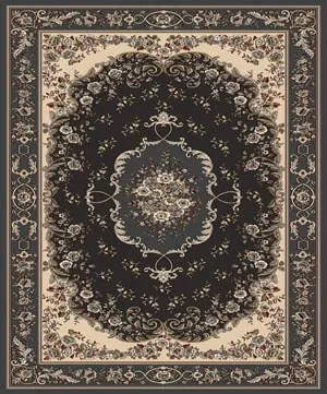 Chenille Rug Carpet C0106A_PLG11_D.GREY