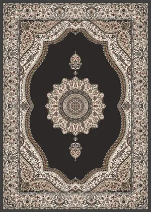 Chenille Rug Carpet C0113A_PLG33_D.GREY