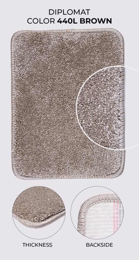 Tufting Carpet DIPLOMATBROWN440